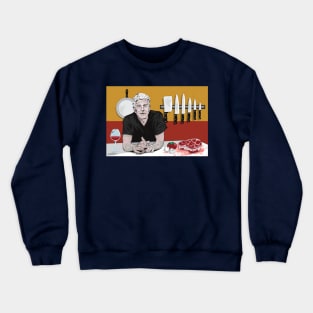 anthony bourdain poster Crewneck Sweatshirt